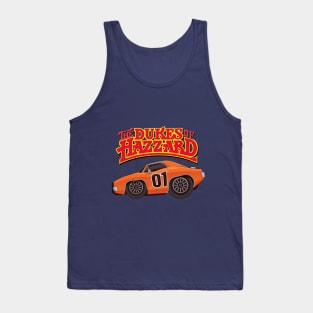 The Dukes of Hazzard caricatura Tank Top